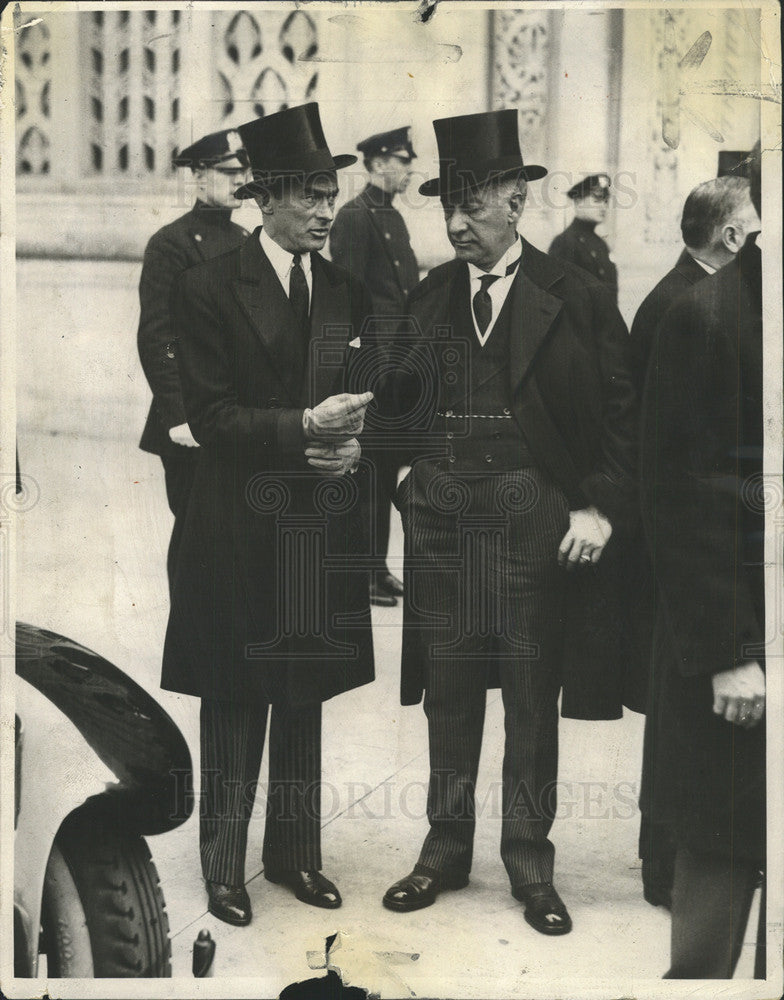 1948 Press Photo  Jimmy Walker &amp; the late Gov Alfred Smith - Historic Images