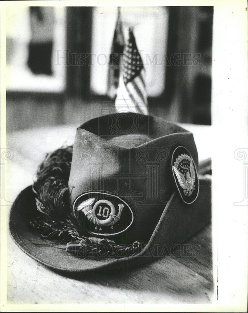 1987 Press Photo A piece from Robert Walters Civil War Collection - Historic Images