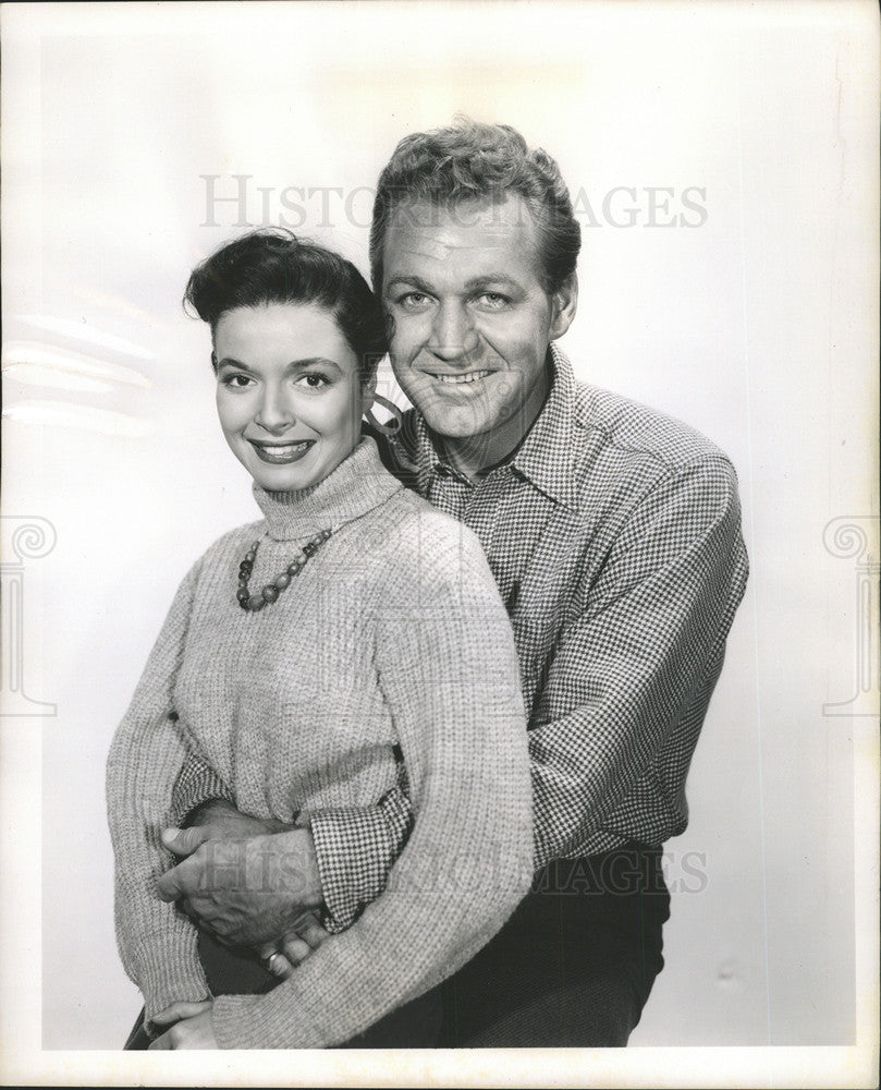 1954 Press Photo Donna Martell American Film CBS Television Actress Chicago Ill - Historic Images