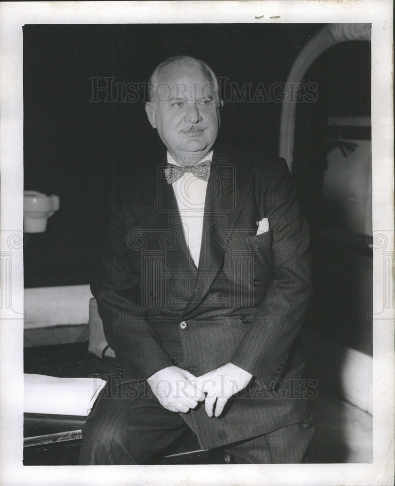 1953 Press Photo of American educator, writer, political activist J. B. Matthews - Historic Images