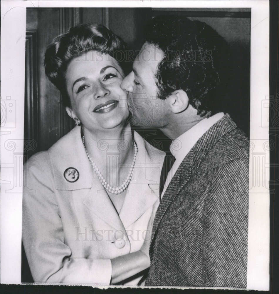 1960 Press Photo Nicole Maurey and Jaques Gallo,actors - Historic Images