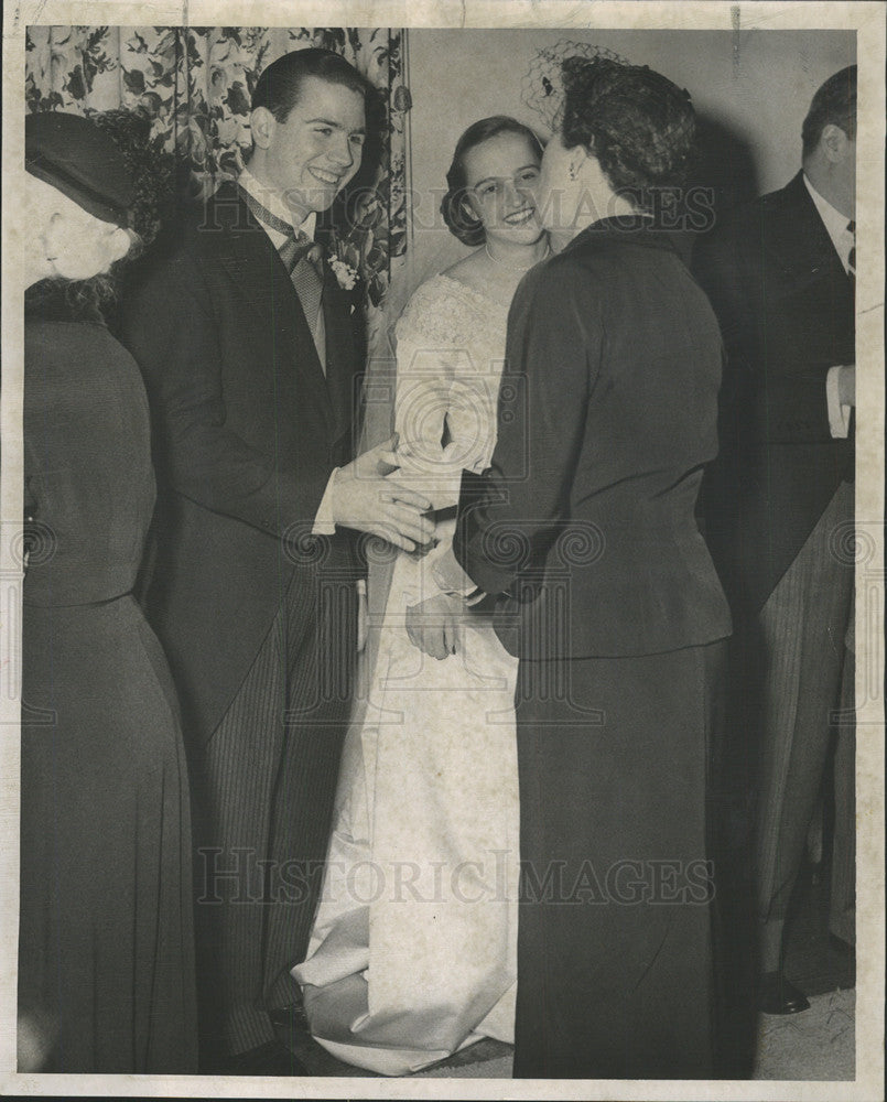 1951 Press Photo Mr &amp;Mrs Peter Helmuth Merlin &amp; Mrs J.N. Whipple - Historic Images