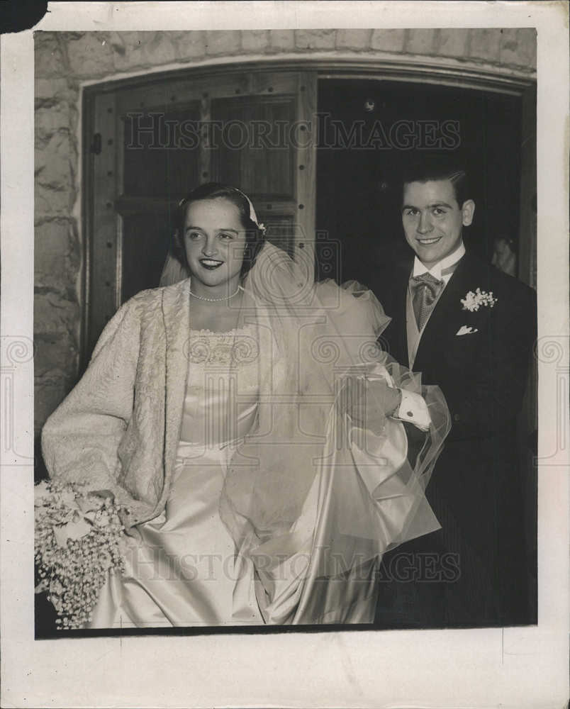 1951 Press Photo Mr and Mrs Merlin - Historic Images