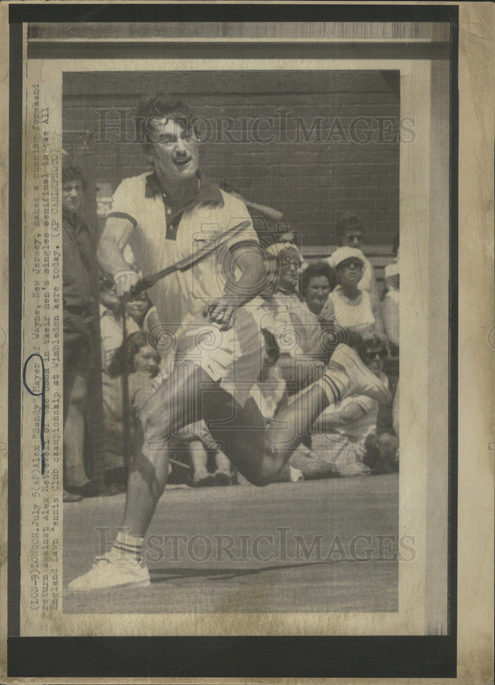 Press PhotoAlex Mayer,tennis player - Historic Images