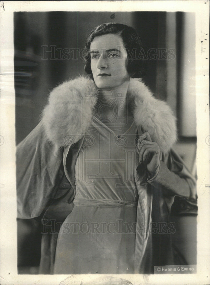 1933 Press Photo MISS FRANCOISE MAY DAUGHTER BELGIAN AMBASSADOR U.S. - Historic Images