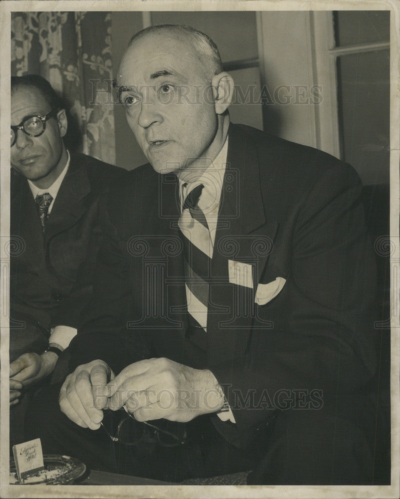 1955 Press Photo LEONARD MAYO CHAIRMAN CONFERENCE CHRONIC DISEASE - Historic Images