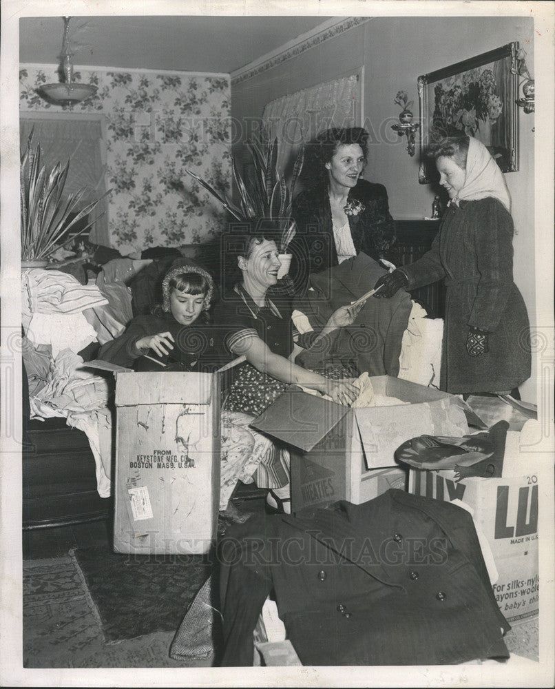 1949 Press Photo Nancy Matthew Barzyk Buckley Darlene Dod  Roberta Lee Mason - Historic Images