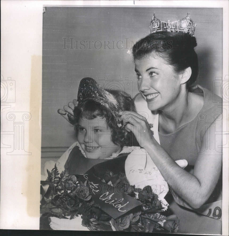 1962 Press Photo Jacqeulyn jean Mayer Miss America 1963 Lola Lucas - Historic Images