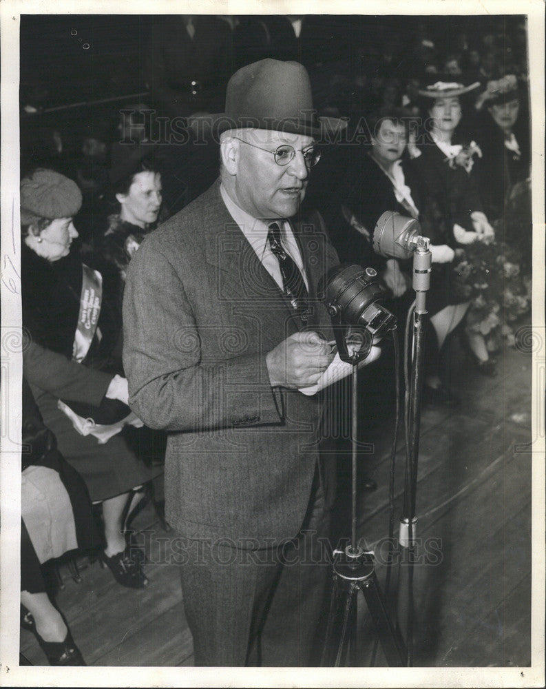 1943 Press Photo Oscar Mayer,Meat packing company owner - Historic Images