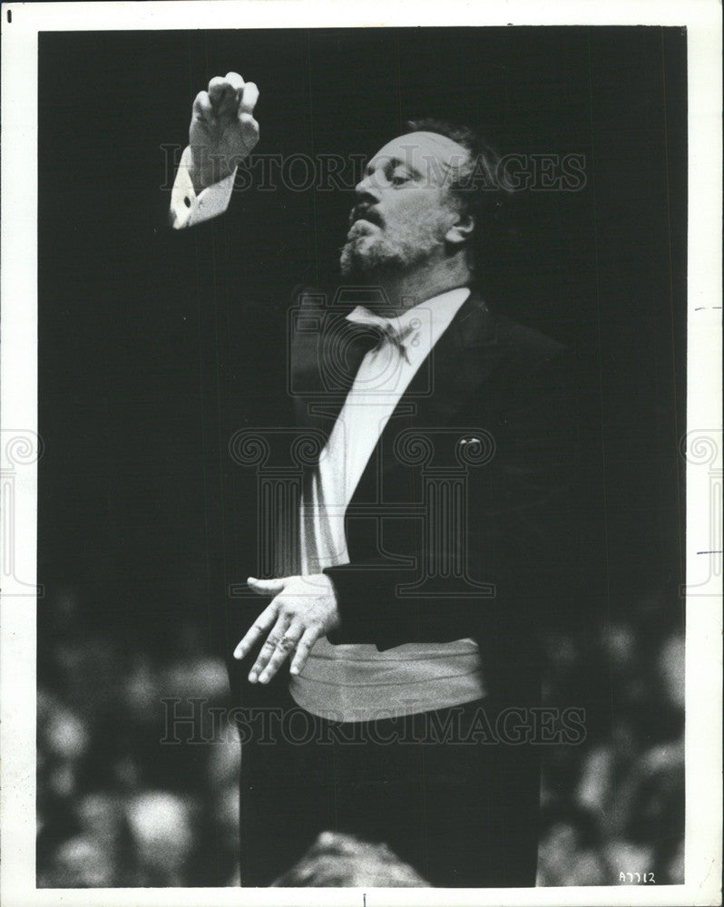 1985 Press Photo Kurt Masur,conductor - Historic Images