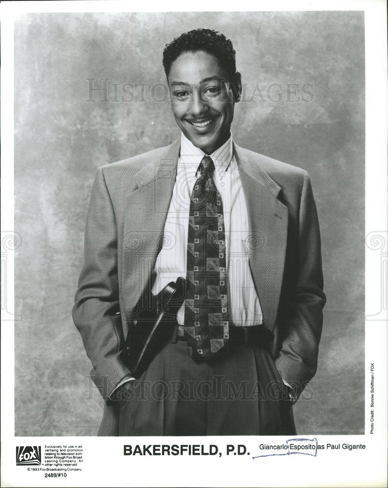 1993 Press Photo Giancarlo Esposito Paul Gigante Bakersfield - Historic Images