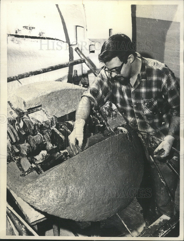 1964 Press Photo James Wines Sculptor Subject CBS One Kind - Historic Images