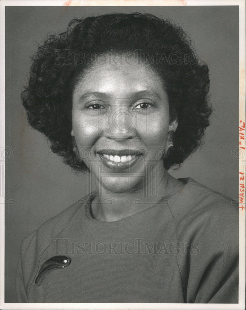 1991 Press Photo Avis LaVelle Daley Admin Press Secretary - Historic Images