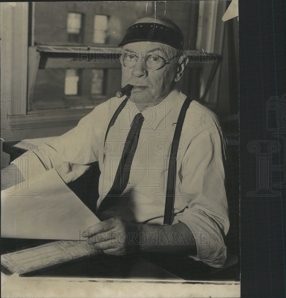 1946 Press Photo Joseph Alexander Lavandier Copy Editor Writer Reporter - Historic Images