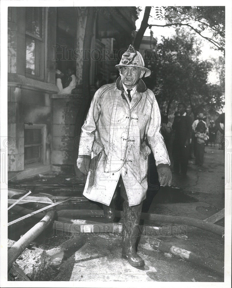 1959 Press Photo Marshall Tony Pils,fire dept. - Historic Images