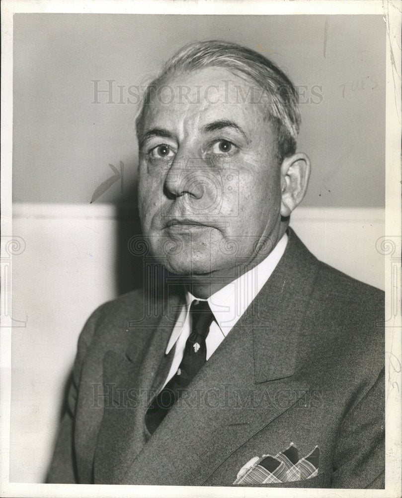 1945 Press Photo Commish of public bldgs W.E.Reynolds - Historic Images