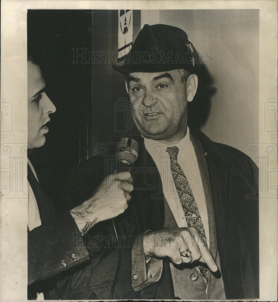 1964 Press Photo Don Reynolds insurance sales to testify in Senate - Historic Images