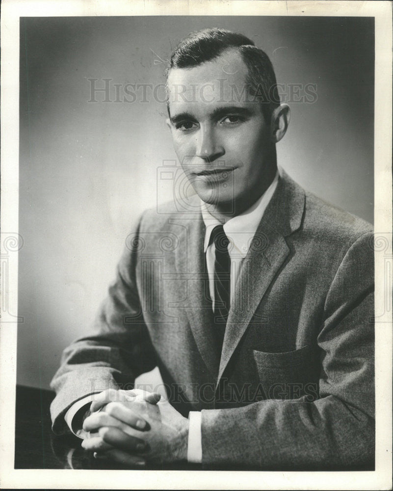 1959 Press Photo CBS Frank Reynolds - Historic Images