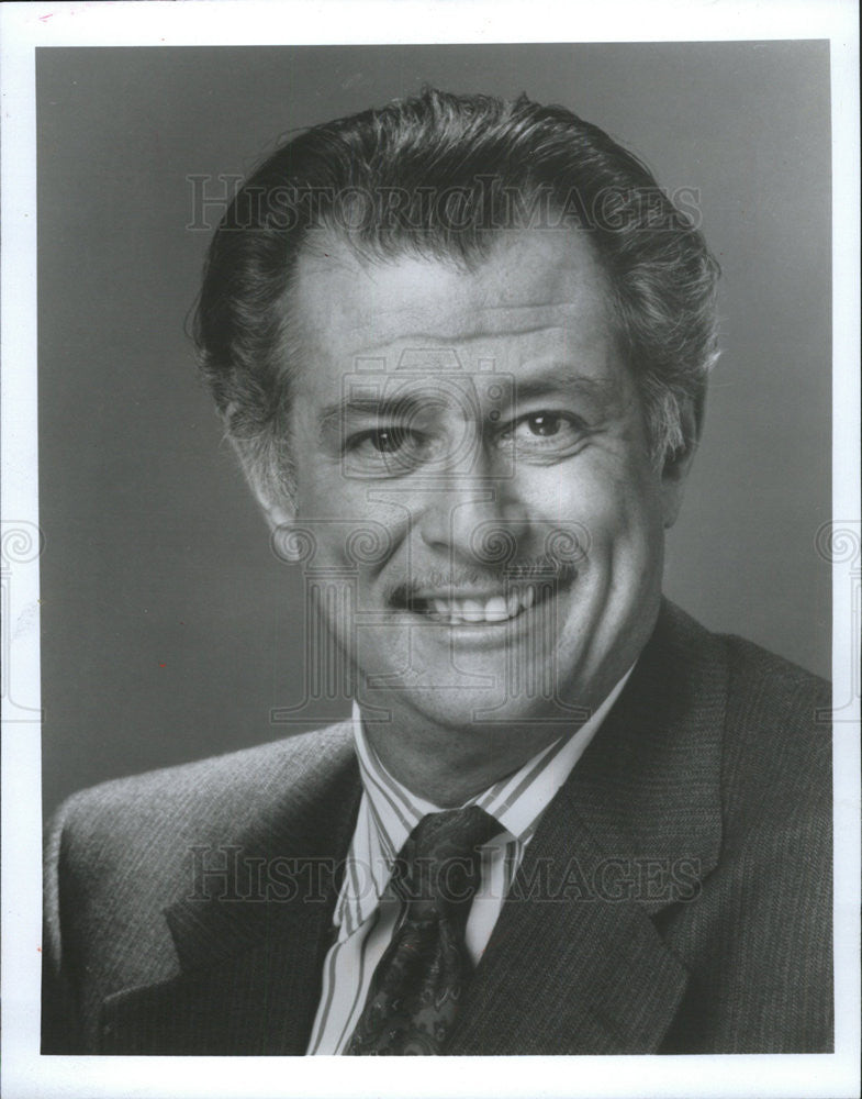 1990 Press Photo Frank Deford Editor National Senior Writer Sports Illustrated - Historic Images