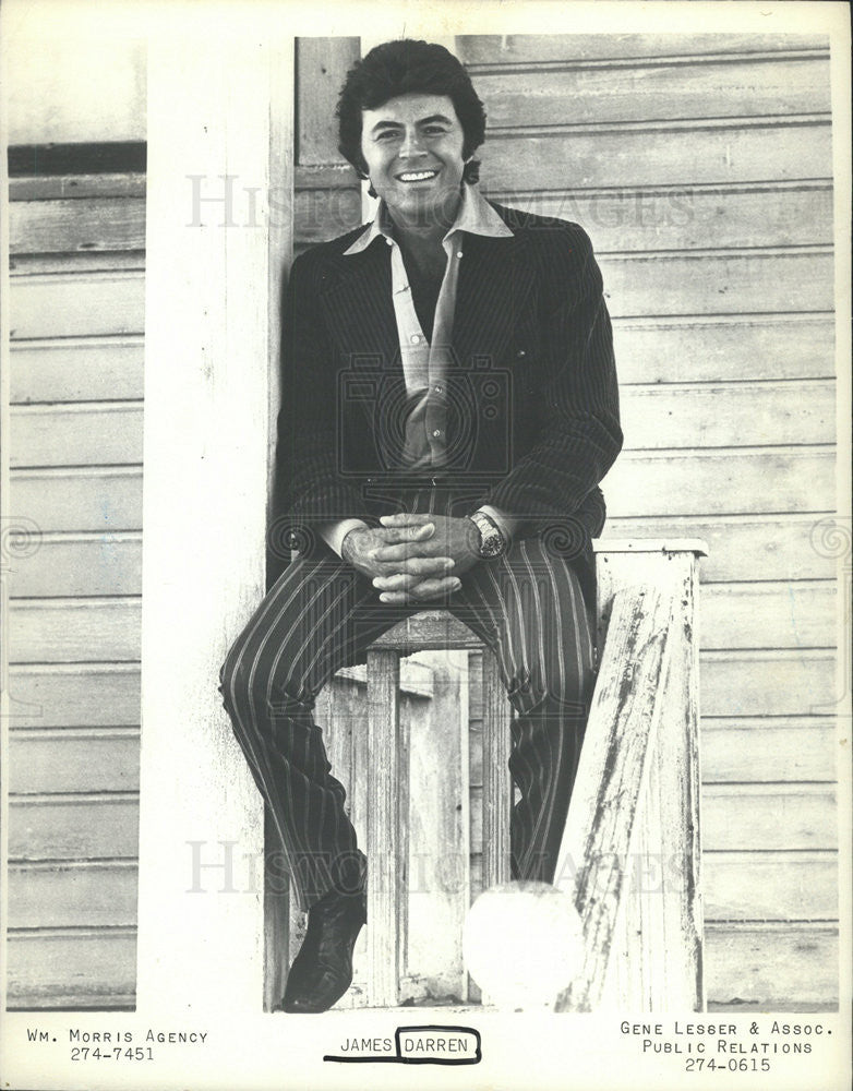 1985 Press Photo James Darren,actor - Historic Images