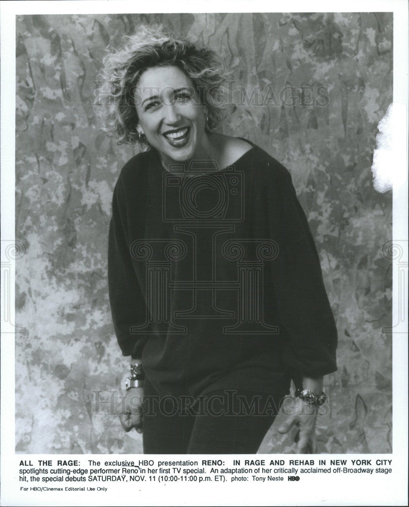 Press Photo Comedienne Reno - Historic Images