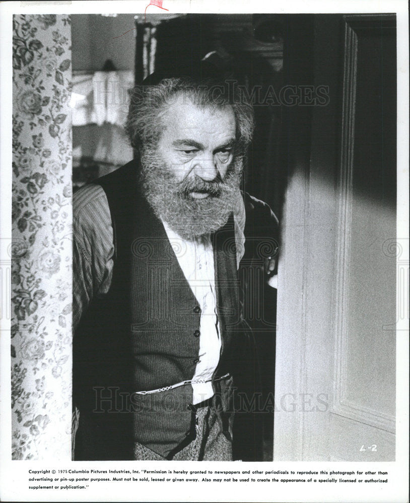 1976 Press Photo Noted Israeli actor Yossi Yadin - Historic Images