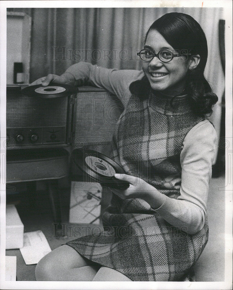 1969 Press Photo Carla Edwards Chicago City Negro School Student - Historic Images