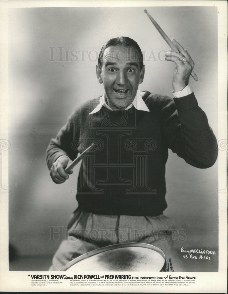 1937 Press Photo Poley McClintock Pennsylvanians Jazz Music Band Member - Historic Images