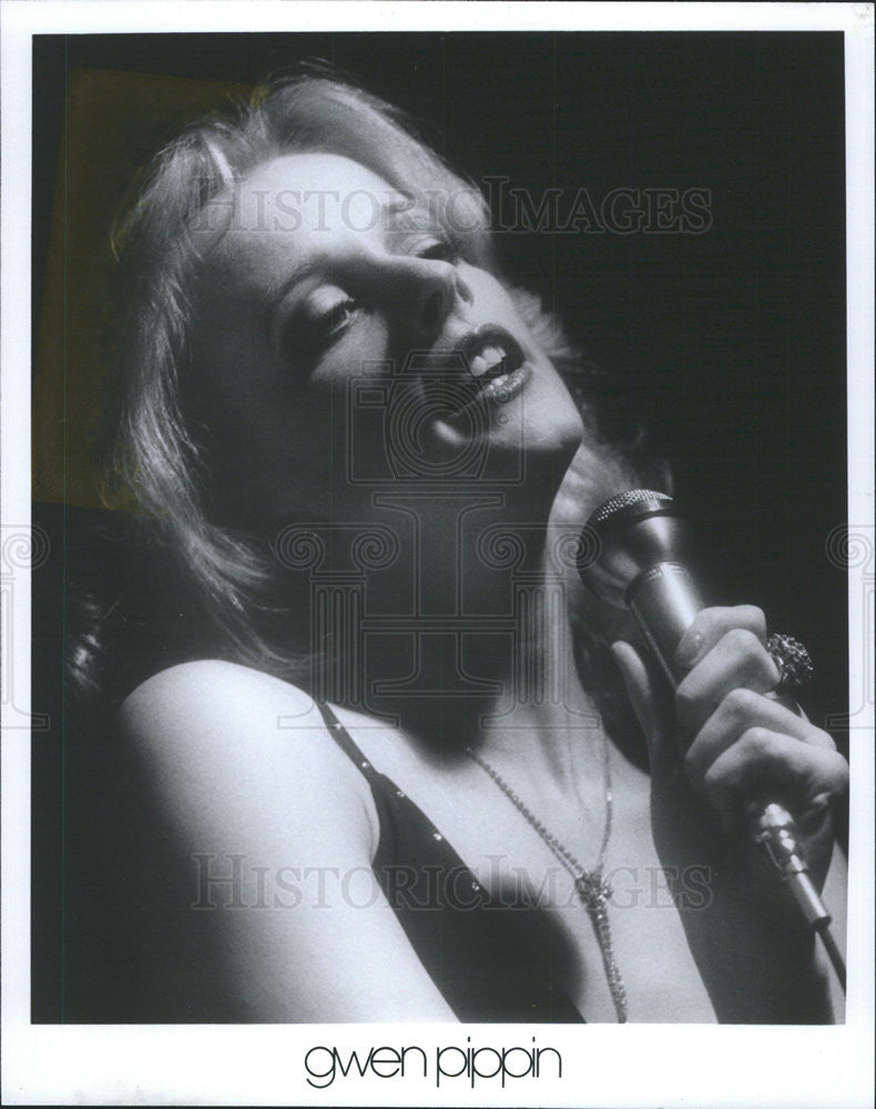 Press Photo Gwen Pippin Singer - Historic Images