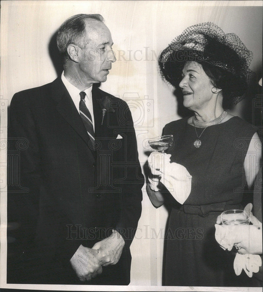 1962 Press Photo John T. Pirie and Mrs Howard Kelly - Historic Images