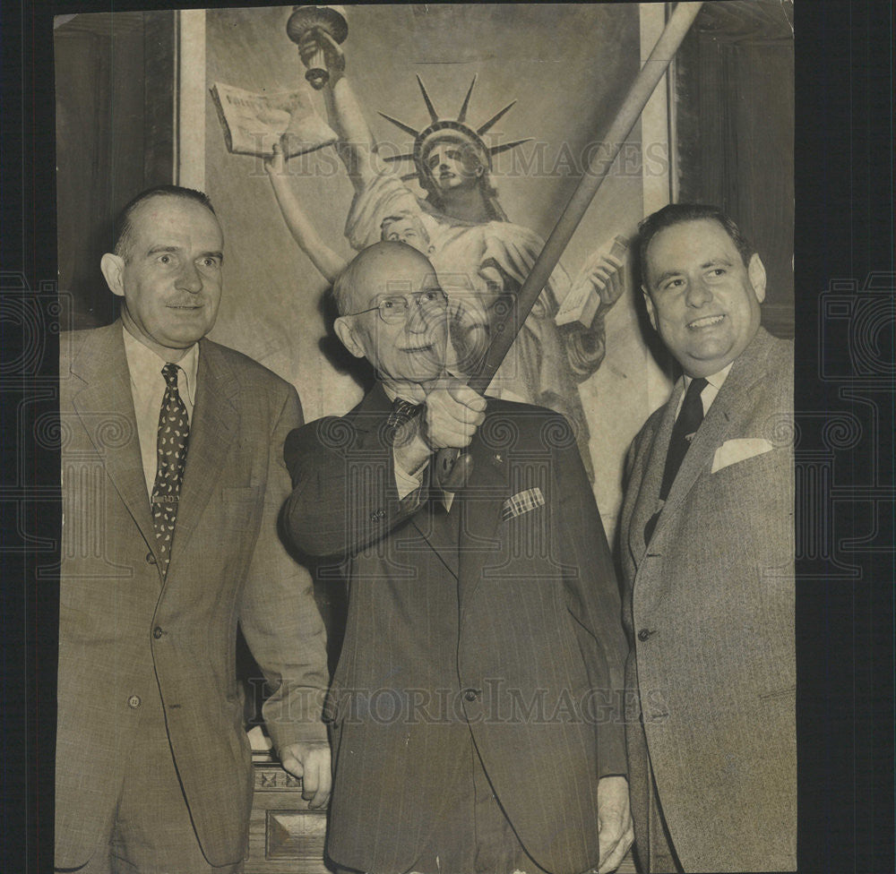 1954 Press Photo Colonel William Grant Eden Eden Highway Builder - Historic Images