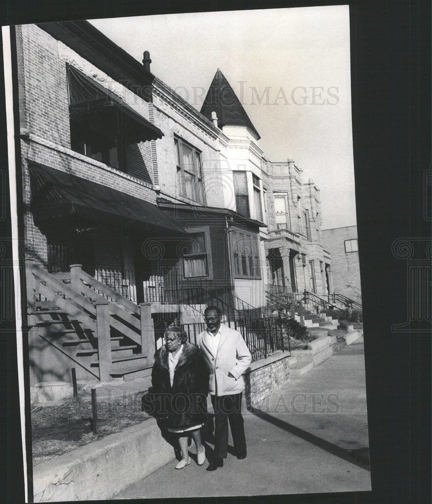 1977 Press Photo Charles and Inez McCord Home Renovation - Historic Images