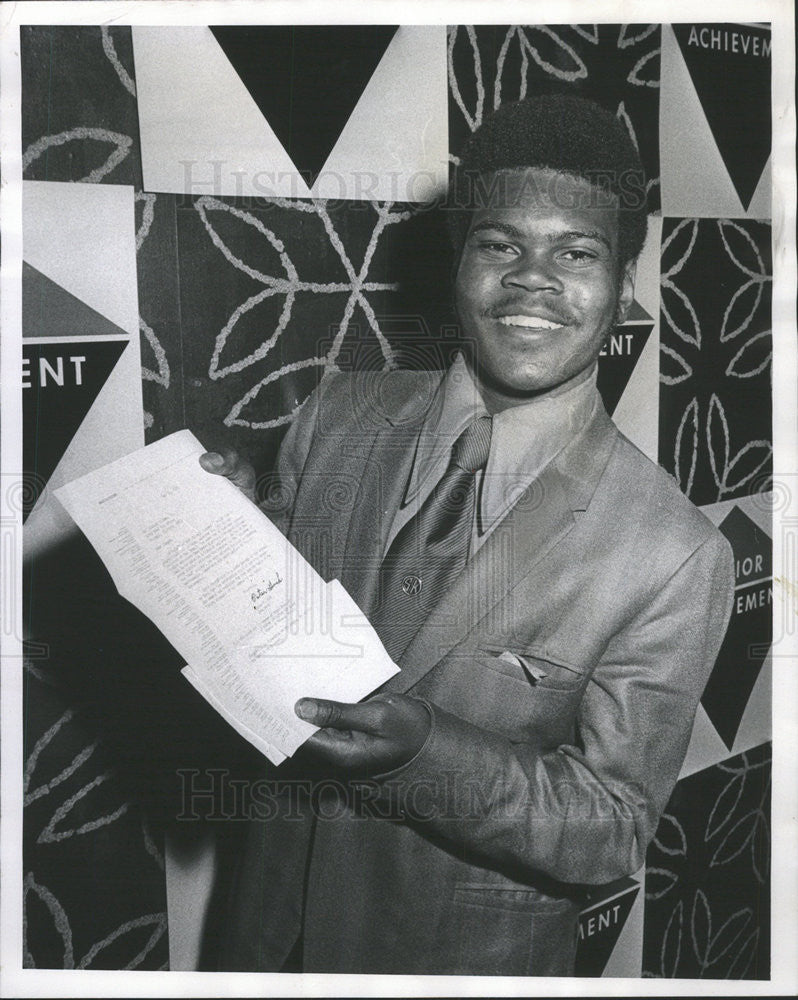 1970 Press Photo Howard Bolden,1970 Achiever Citizen of Chicago - Historic Images