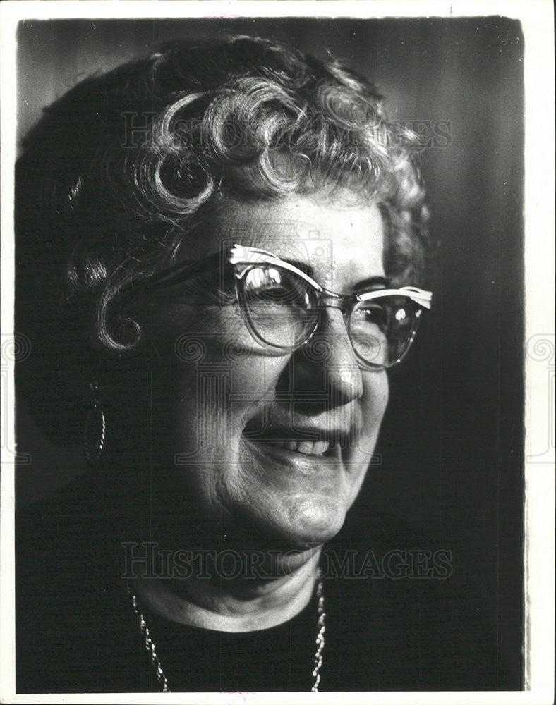 1975 Press Photo Frances Boelkow State Representative (D) - Historic Images