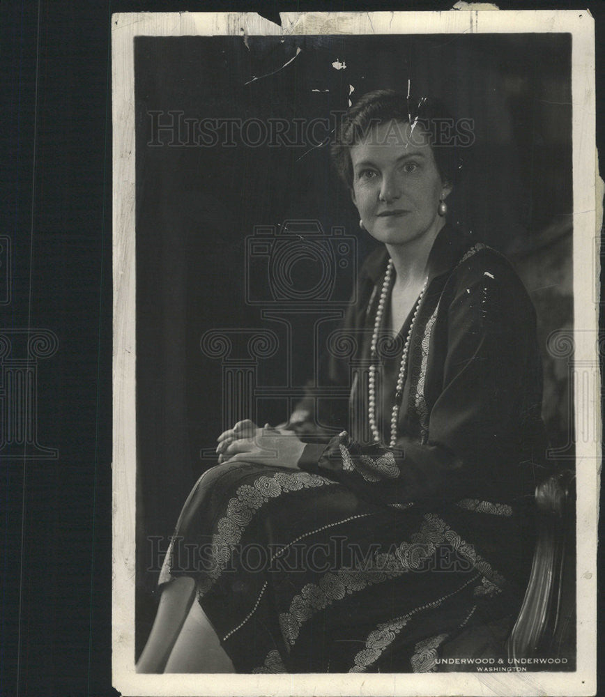 1933 Press Photo Mrs Gifford Pinchot - Historic Images