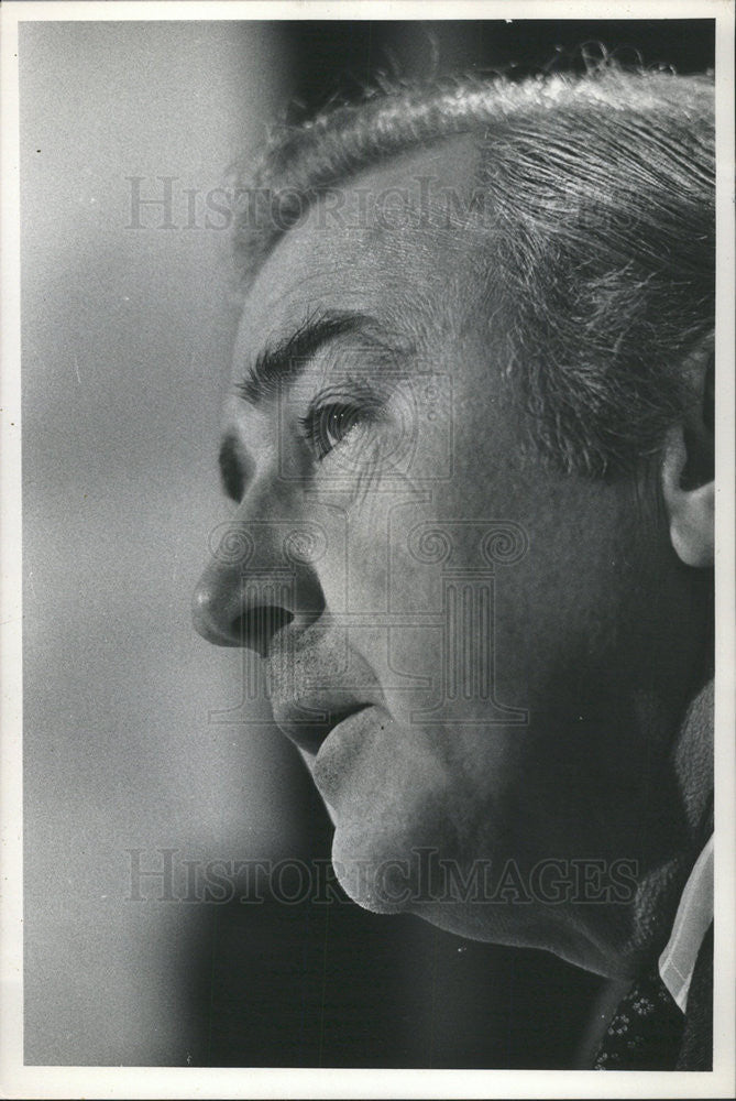 1972 Press Photo Eugene Joseph Gene McCarthy President Candidate - Historic Images