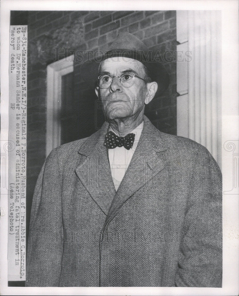 Press Photo Reginald F. Borroto Husband in mercy killing case - Historic Images