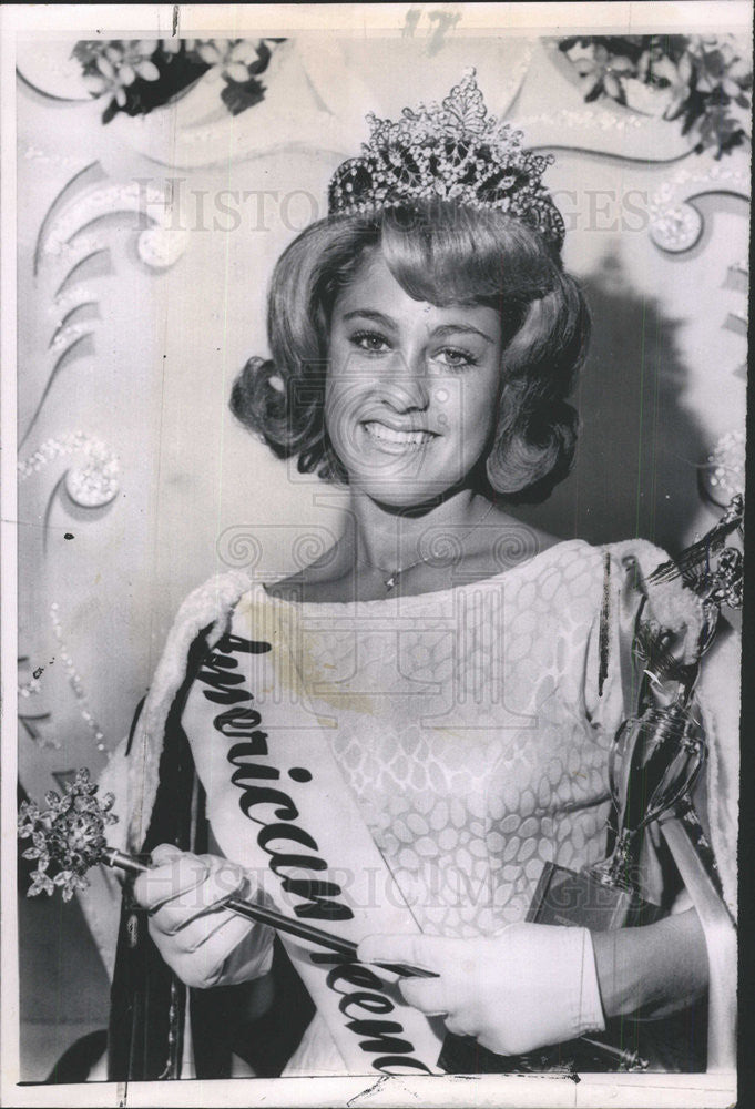 1963 Press Photo Paulette Breen Miss American Teenager - Historic Images