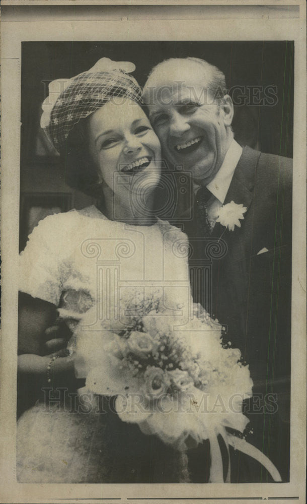 1969 Press Photo ROBERT MCCLORY REPRESENTATIVE ILLINOIS BRIDE DORIS SUSETTE - Historic Images