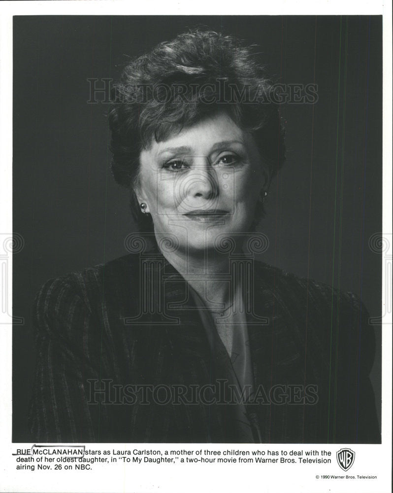 1990 Press Photo Rue McClanahan Laura Carlston To My Daughter - Historic Images