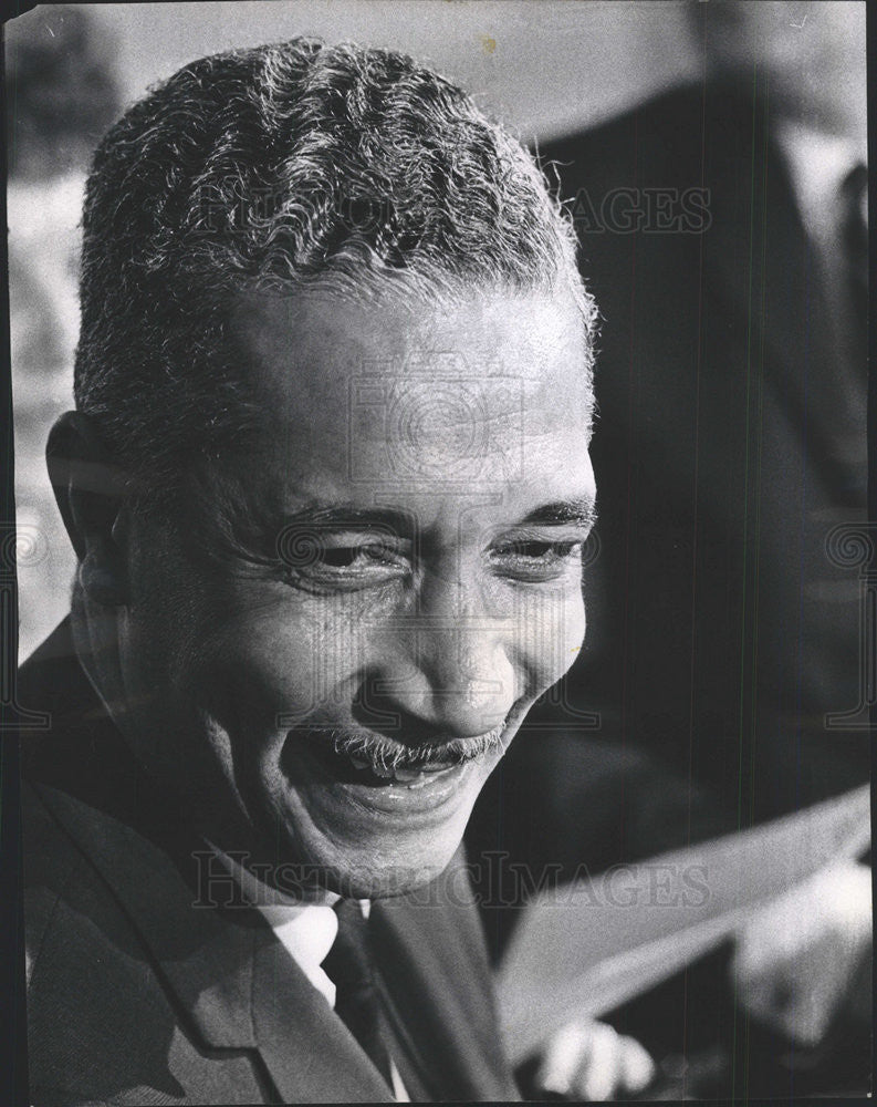 1966 Press Photo Edward McClellan Chicago Branch Advancement Colored People - Historic Images