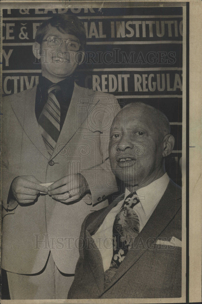 1973 Press Photo Sen Fred Smith Illinois State Legislature Member - Historic Images