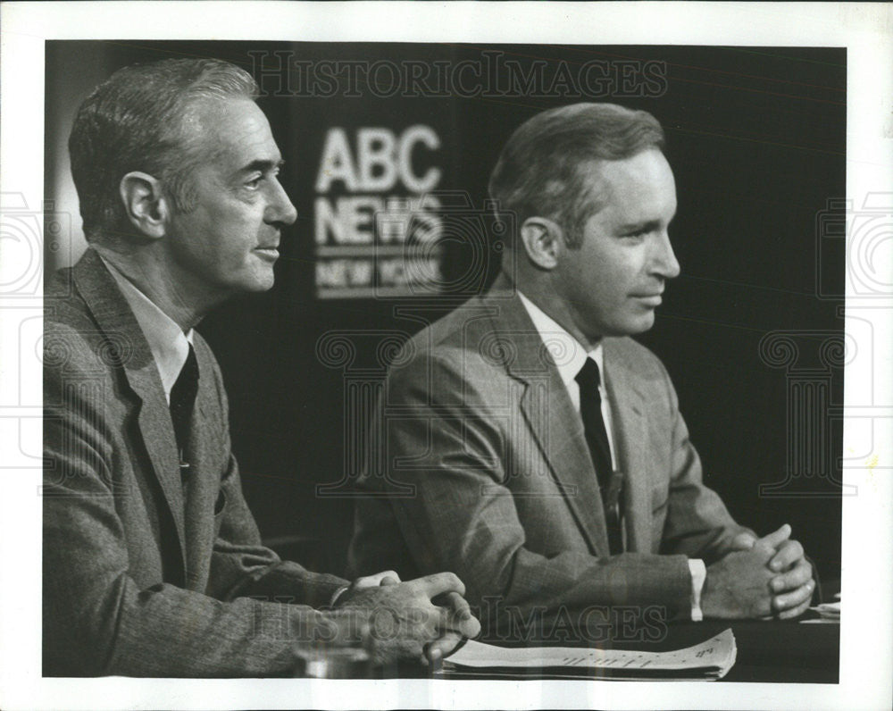 1969 Press Photo ABC News Commentator Howard K Smith - Historic Images