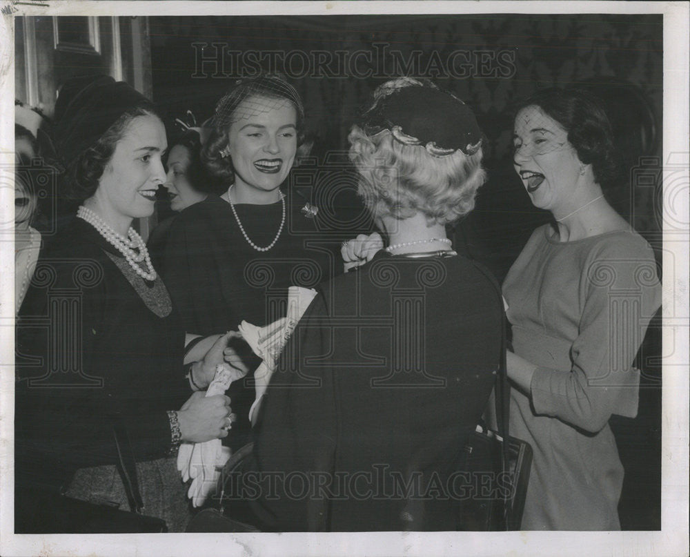 1958 Press Photo MRS. HARRY J. REYNOLDS JR MRS. JESSE  MRS. EDWARD MRS. JAMES - Historic Images