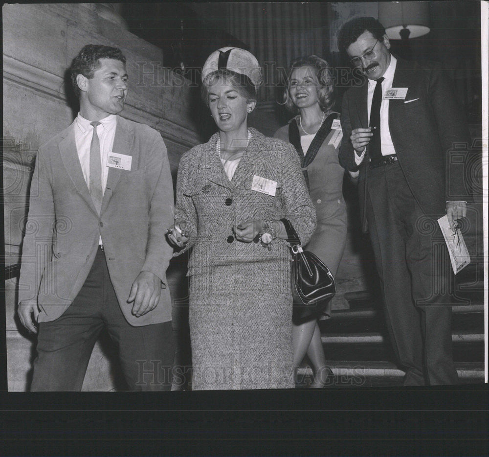 1963 Press Photo Society UNESCO European Conference - Historic Images