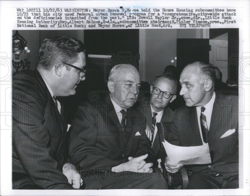 1963 Press Photo Dowell Naylor Jr of Arkansas, - Historic Images