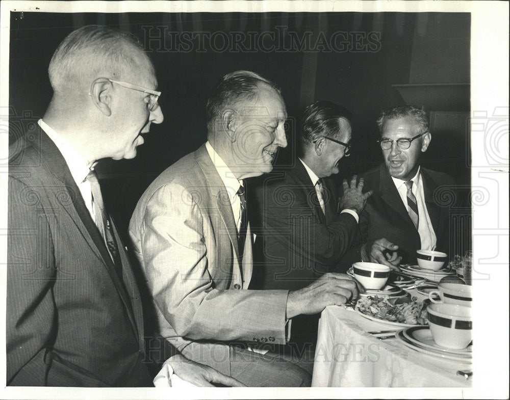 1964 Press Photo Cahrles Mortensen, Jack Suydam &amp; HP Venet - Historic Images