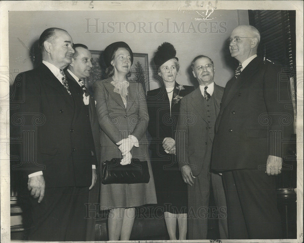 1946 Press Photo  JAMES B. MCAHEY PRESIDENT BOARD EDUCATION - Historic Images