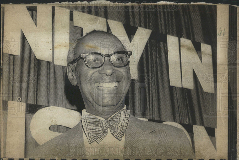 1974 Press Photo First Black Man To Hold Top Office In Presbyterian Church - Historic Images