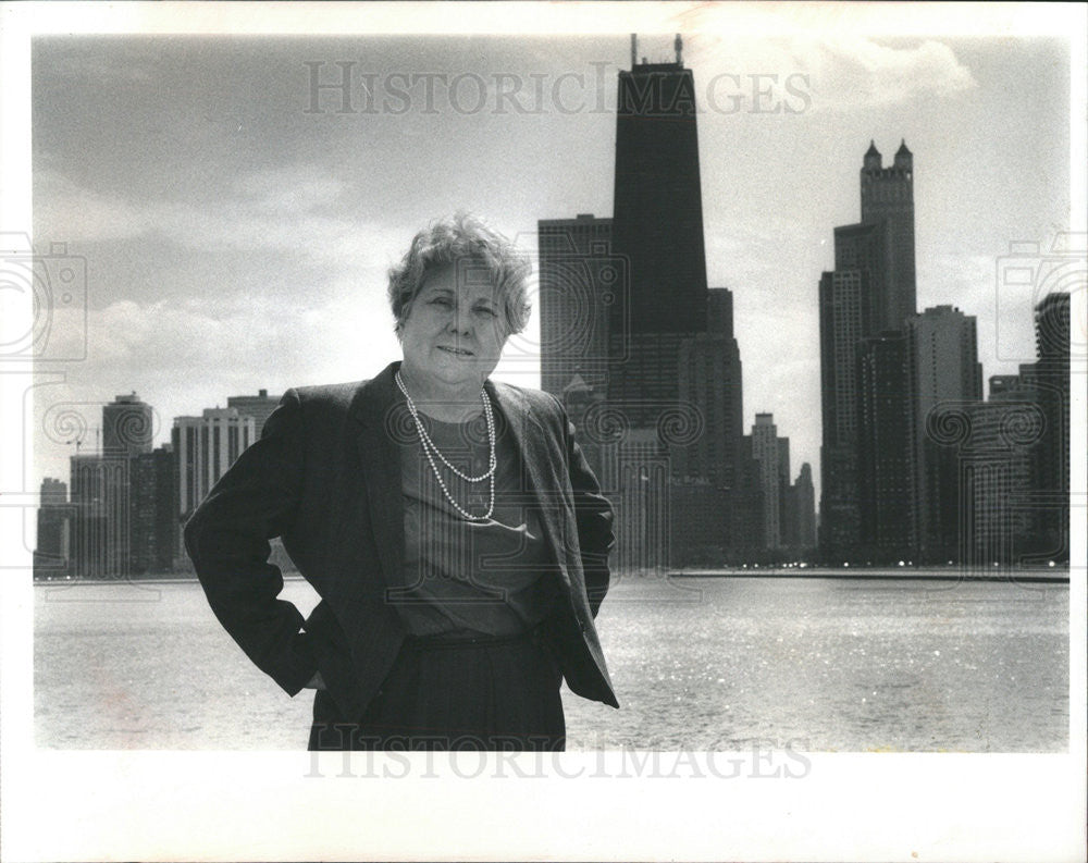 1990 Press Photo Lee Botts Chicago City Environmental Activist - Historic Images